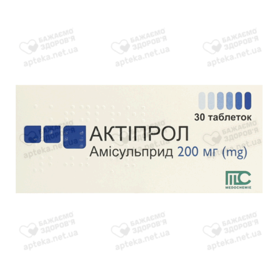 Актипрол таблетки 200 мг №30 — Фото 1