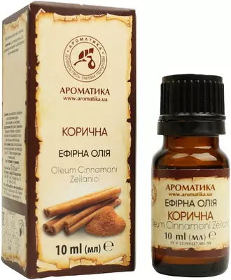 Олія ефірна корична Ароматика 10 мл — Фото 4