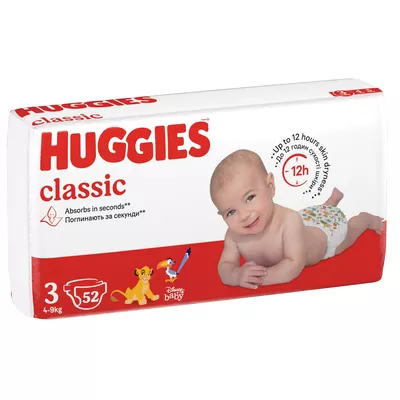 Подгузники для детей Хаггис Классик (Huggies Classic) размер 3 (4-9 кг) №52 — Фото 2