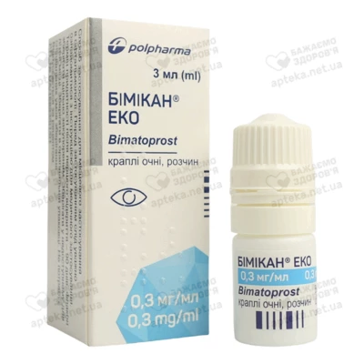 Бімікан Еко краплі очні 0,3 мг/мл флакон 3 мл — Фото 4
