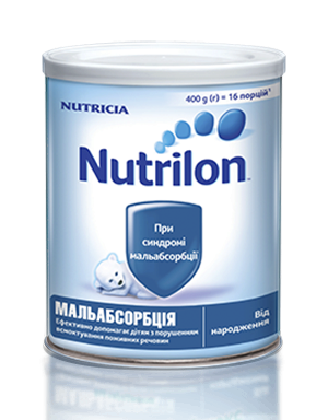 Суміш молочна Нутрілон (Nutrilon) Мальабсорбція з 0 місяців 400 г — Фото 1