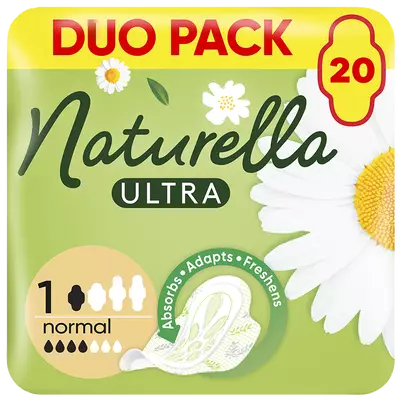 Прокладки Натурелла Ультра Нормал (Naturellа Ultra Normal) ароматизированные 1 размер, 4 капли 20 шт — Фото 1