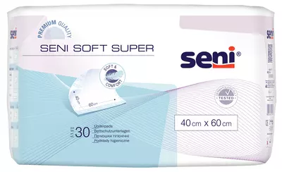 Пеленки Сени Софт Супер (Seni Soft Super) 40 см*60 см 30 шт — Фото 1