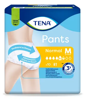 Підгузники-труси для дорослих Тена Пантс Нормал Медіум (Tena Pants Normal Medium) розмір 2 30 шт — Фото 1