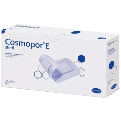 Повязка пластырная Hartmann Cosmopor Е steril размер 10 см*20 см 1 шт — Фото 1