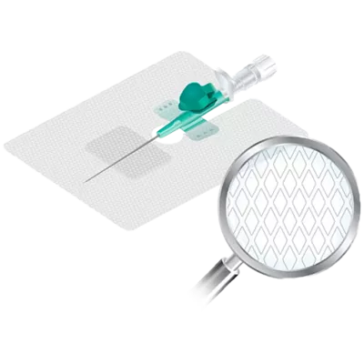 Пластырь медицинский Ю-фикс для фиксации катетеров перфорированный на основе спанлейс 6 см*8 см 1 шт — Фото 1