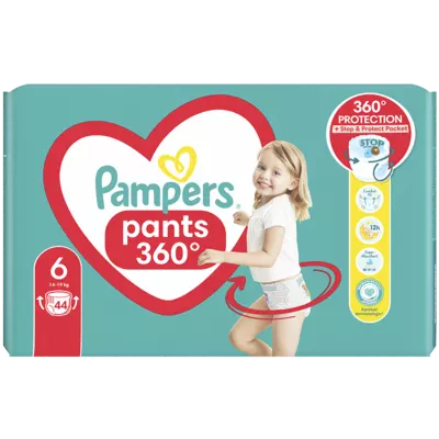 Подгузники-трусики для детей Памперс Пантс (Pampers Pants) размер 6 (14-19 кг) 44 шт — Фото 2
