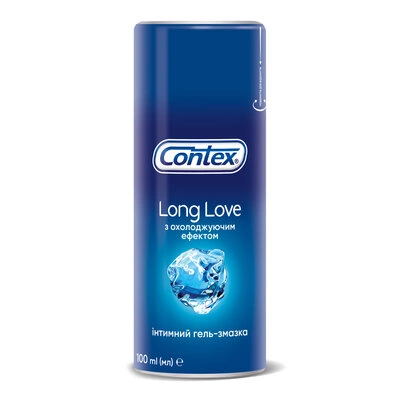Гель-змазка Контекс (Contex Long Love) з охолоджуючим ефектом 100 мл — Фото 1