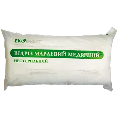 Відріз марлевий медичний нестерильний Екобинт розмір 1000 см (10 метрів)*90 см 1 шт — Фото 1