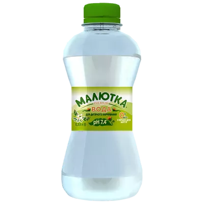 Вода питьевая Малютка Премиум детская негазированная 0,33 л — Фото 1