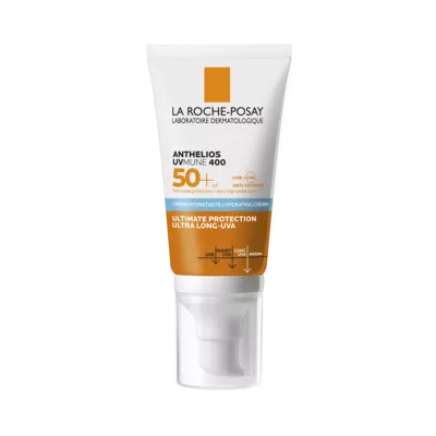 Ля Рош (La Roche-Posay) Антгеліос UVMune крем для чутливої шкіри обличчя та шкіри навколо очей SPF50+ 50 мл — Фото 1