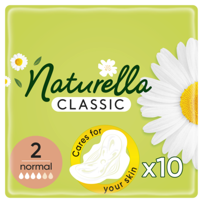 Прокладки Натурелла Класік Нормал (Naturella Classic Normal) ароматизовані 2 розмір, 4 краплі 10 шт — Фото 1