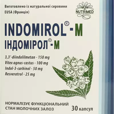 Індомірол-М капсули 360 мг №30 — Фото 1