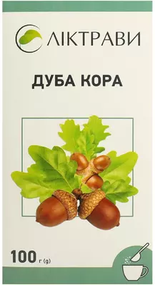 Дуба кора пачка 100 г — Фото 1