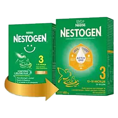 Суміш молочна Нестле Нестожен 3 (Nestle Nestogen) з 12 місяців 600 г — Фото 1