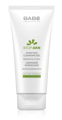 Бабе Лабораториос (Babe Laboratorios) Стоп АКН гель очищающий для умывания жирной и проблемной кожи лица 100 мл — Фото 1