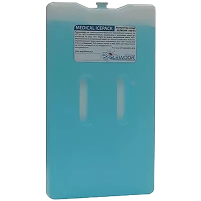 Аккумулятор искусственного холода GLEWDOR АШХ 1100 0С тип ІІІ набор 3 шт — Фото 1