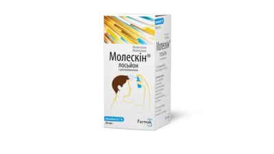 Молескін лосьйон 0,1 % 50 мл, фл. скляний з насос-дозатором — Фото 2
