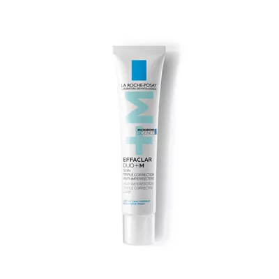 Ля Рош (La Roche-Posay) Ефаклар Дуо+М гель-крем потрійної дії для корекції недоліків проблемної шкіри та запобігання їх повторній появі 40 мл — Фото 1