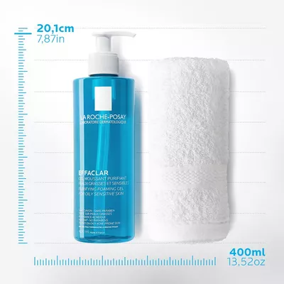 Ля Рош (La Roche-Posay) Ефаклар гель-мус очищуючий для проблемної шкіри обличчя 400 мл — Фото 5