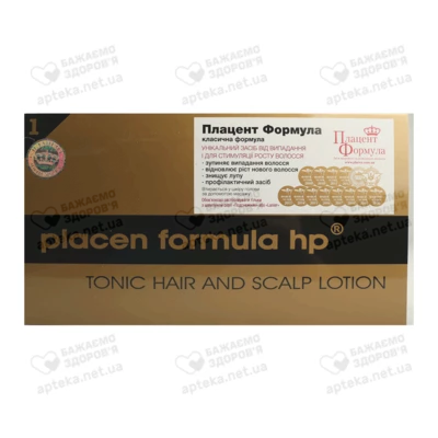 Плацент Формула HP (Placen Formula HP) засіб для волосся від випадіння і стимуляції росту волосся ампули №12 — Фото 4