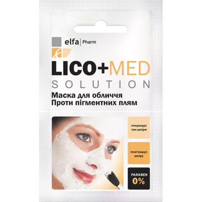 Ельфа Фарм (Elfa Pharm) Лісо+Мед маска проти пігментних плям 20 мл — Фото 1