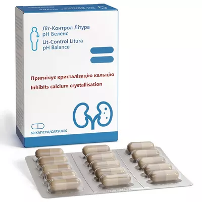 Літ-Контрол Літура рН Беленс капсули №60 — Фото 1