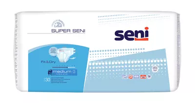 Подгузники для взрослых Супер Сени Медиум (Super Seni Medium) размер 2 30 шт — Фото 1