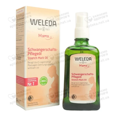 Веледа (Weleda) Мама масло для профилактики растяжек флакон 100 мл — Фото 3