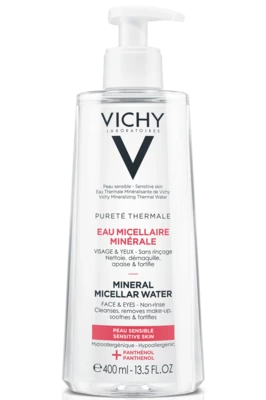 Виши (Vichy) Пюрте Термаль мицеллярная вода для чуствительной кожи 400 мл — Фото 1