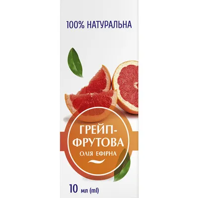 Олія ефірна грейпфрутова Вертекс 10 мл — Фото 1