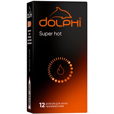 Презервативи Долфі (Dolphi Super Hot) розігрів для жінок 12 шт — Фото 1