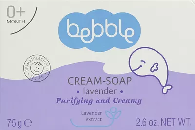 Беббл (Bebble) дитяче мило-крем лаванда 75 г — Фото 1