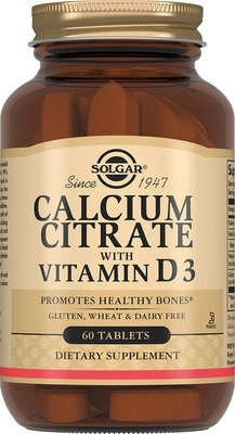 Солгар (Solgar) Кальция Цитрат с витамином Д3 таблетки №60 — Фото 1