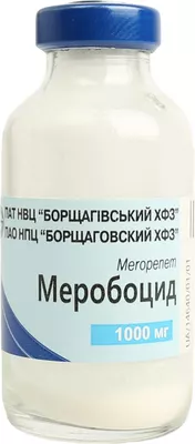 Меробоцид порошок для ін'єкцій 1000 мг флакон №1 — Фото 4