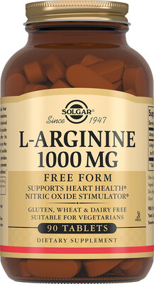 Солгар (Solgar) L-Аргинин таблетки 1000 мг №90 — Фото 1