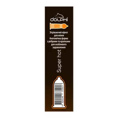 Презервативи Долфі (Dolphi Super Hot) розігрів для жінок 3 шт — Фото 4