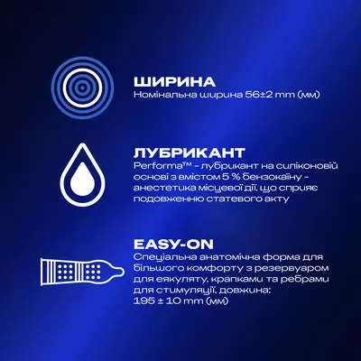 Презервативи Дюрекс (Durex Dual Extase) рельєфні з анестетиком 12 шт — Фото 2