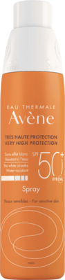 Авен (Avene) спрей солнцезащитный водостойкий для чувствительной кожи SPF50+ 200 мл — Фото 1
