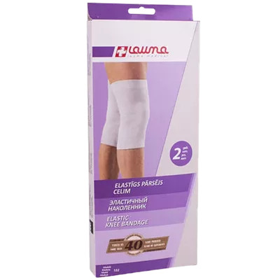 Наколінник еластичний Лаума (Lauma) модель 102 розмір 4 (L) 2 шт — Фото 1