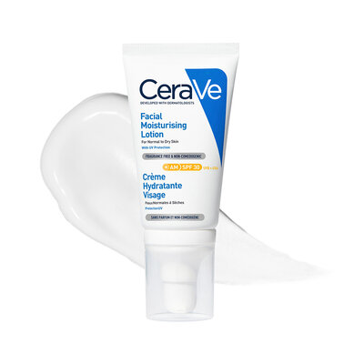 СераВе (СеraVe) Увлажняющий дневной крем для лица SPF30 52 мл + ночной крем для лица для нормальной и сухой кожи 52 мл — Фото 2
