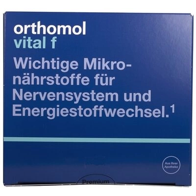 Ортомол Вітал Ф (Orthоmol Vital F) для жінок капсули і таблетки курс 30 днів — Фото 2
