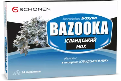 Базука (Bazooka) Исландский мох леденцы №24 — Фото 1