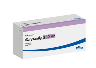 Флутамід таблетки 250 мг №84 — Фото 1
