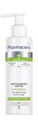 Фармацерис Т (Pharmaceris Т) Пури-Себогел гель для умывания антибактериальный 190 мл — Фото 1