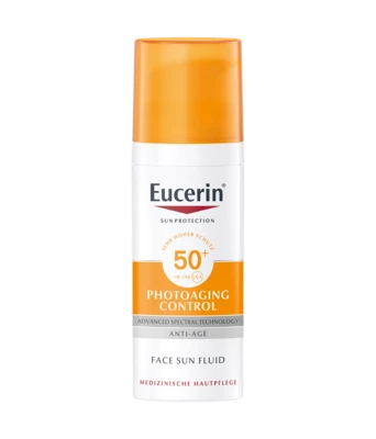 Юцерин (Eucerin) Фотоейджинг Контрол флюид антивозрастной солнцезащитный для лица SPF50+ 50мл — Фото 1