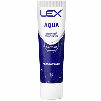 Гель-змазка Лекс (Lex Aqua) зволожуючий 30 мл — Фото 1