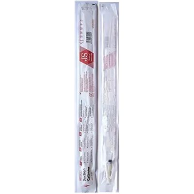 Катетер аспіраційний JS з вакуумним контролем розмір СН10 (чорний) 1 шт — Фото 1