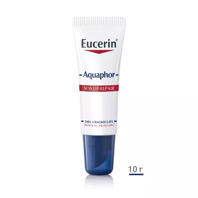 Юцерин (Eucerin) Аквафор бальзам для губ восстанавливающий 10 мл — Фото 2