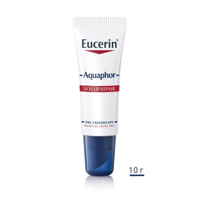Юцерин (Eucerin) Аквафор бальзам для губ восстанавливающий 10 мл — Фото 2